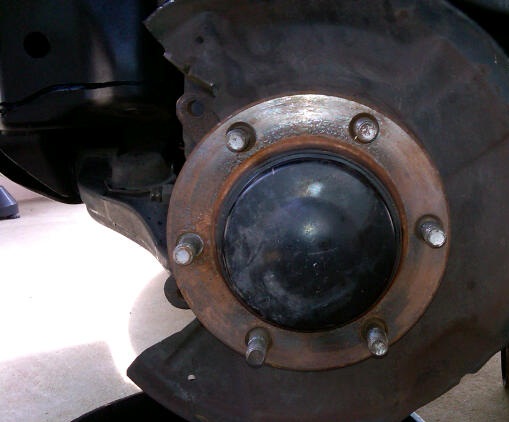 before caliper installed.