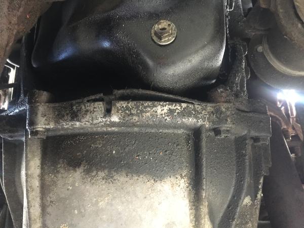 bent transmission seal (don't know what else to call it)