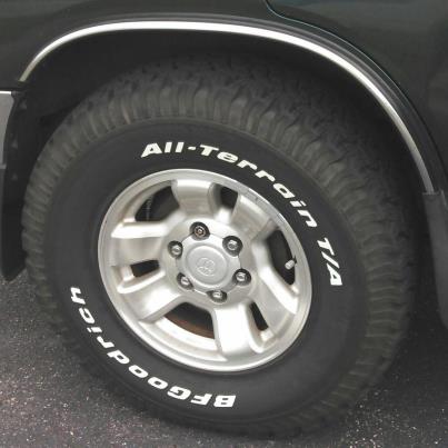BFG ATs 265/75R16 Load E 10 ply.  Great tires!