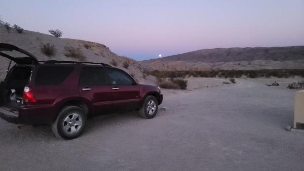 Big bend campsite.