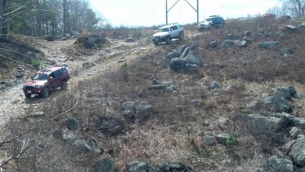 big hill going down
