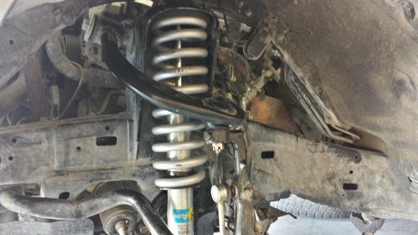 Bilstein 5100 with Eibach 620lb spring.