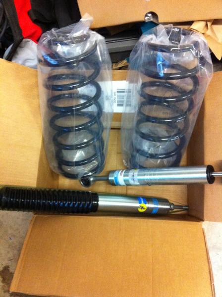 Bilstein 5100's front and back and toytech superflex 2" springs