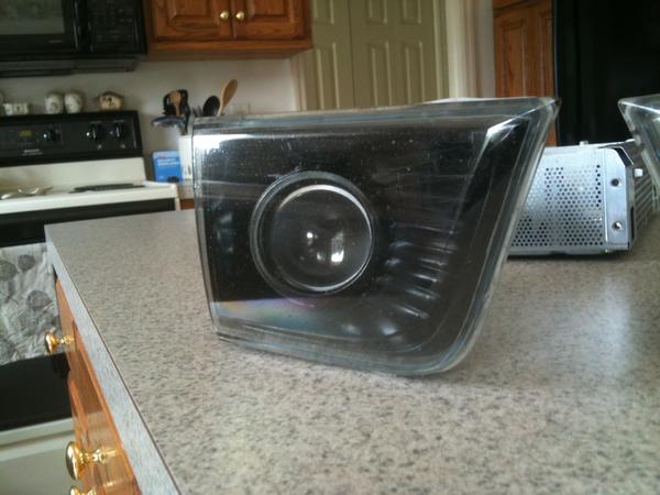 black fog light