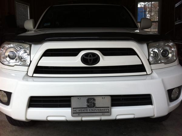 Black Plasti Dip for Front Emblem