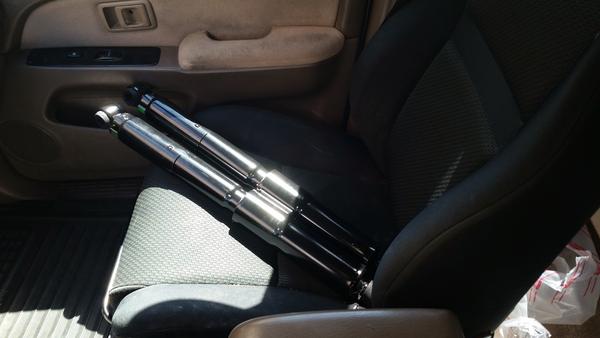 black tokico shocks with skid plates