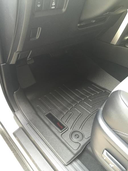 Black WeatherTech Digital Fit Floor Mats Installed