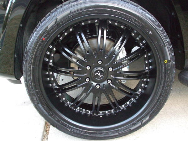 Black with chrome buttons