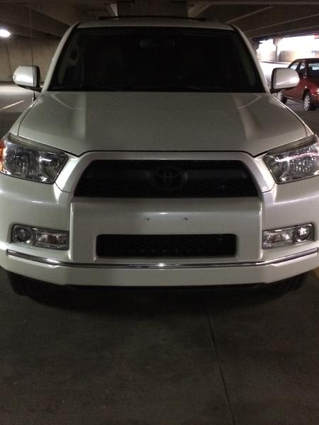 blacked out grill
