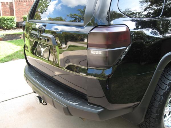 Blacked out tailights