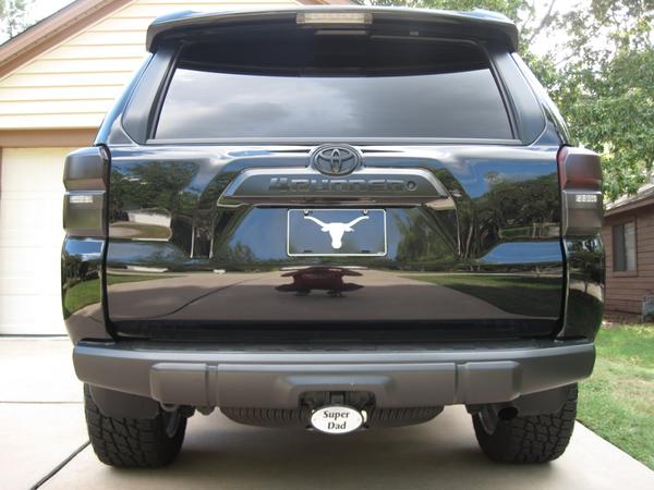 Blacked out tailights