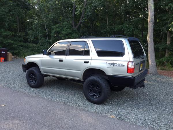 blacked out