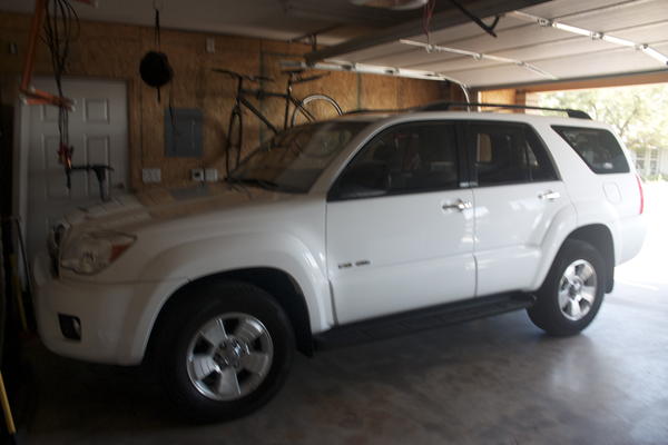 Blanca barely fits in the garage, time for a new house. ;-)