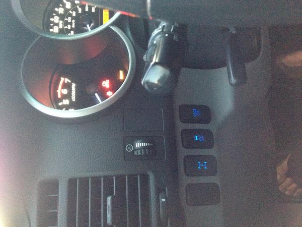 blue led switches