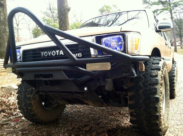 Blue running lights upgraded to led bulbs