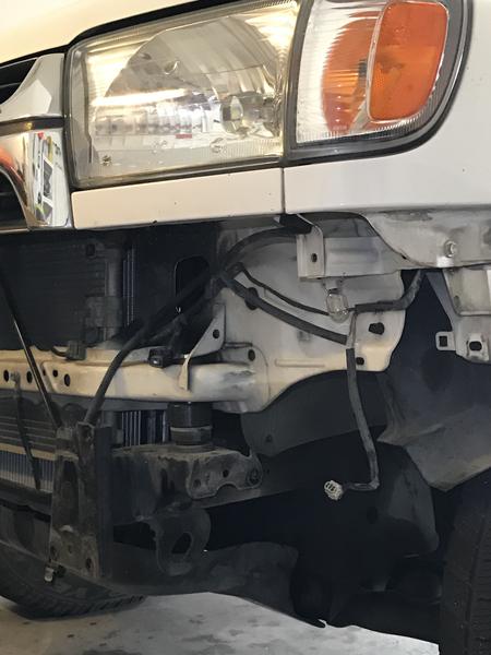 Body lift front spacers. I had to do a bumper mod to get the bumper to not have a space.