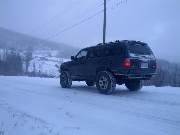 Boone snow on the back side of howards know