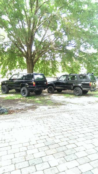 Both my 1988s. 
Dolly - Daily driver 
Charlotte - part's truck
