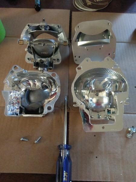 Both projectors for comparison