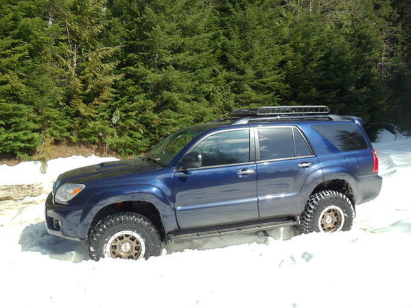 bottomed out (but not stuck) in the snow. I love these KM2's!