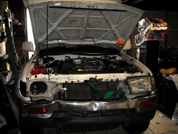 Bought off E-bay with a salvaged title.  Drove it home and started working.