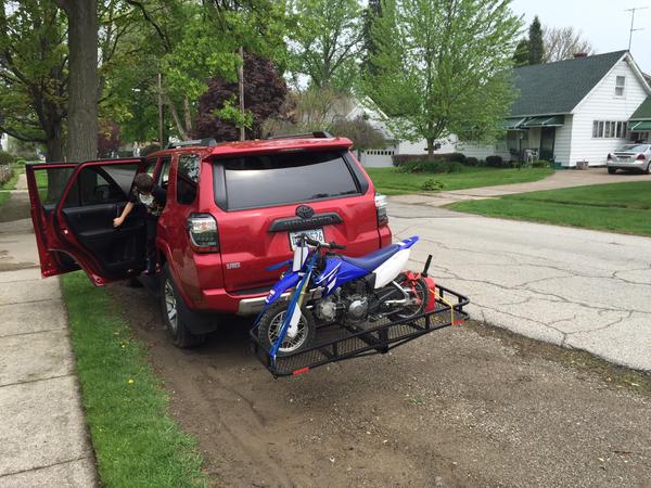 Boy's bike ready to go.