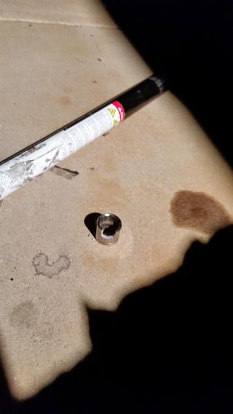 Broke a 19mm socket! borrowed my dads nice 6 sided 1/2" set after this, also breaker bar + high lift jack handle = awesome!