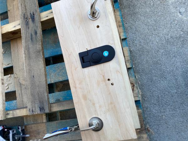 Built a mock drawer front to practice before the final product, huge help as it allowed me to shift and adjust spacing