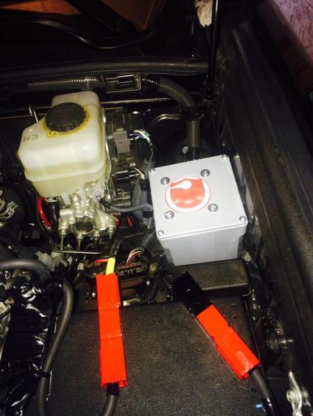 Built On Off switch housing for winch.