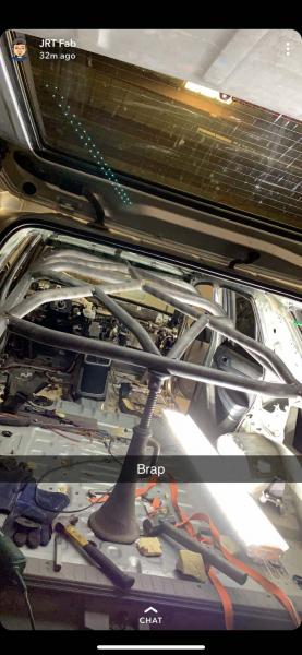 cage dropped for 360 welding
