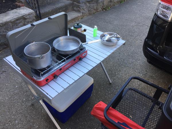 Camp kitchen Spring 2018