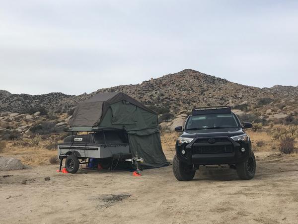 Camping at Anza Borrego, CA