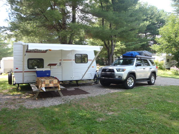 Camping Cantley, Outaouais, Québec.