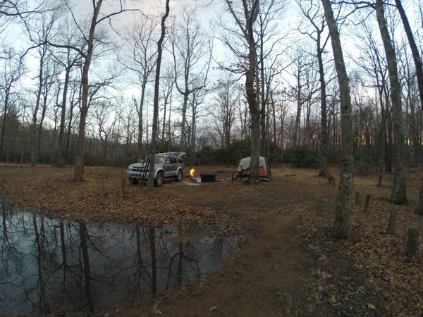 Camping in the Chattahoochee national forest