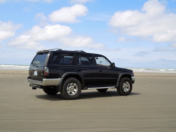 camping on the beach.. all stock except tail lights