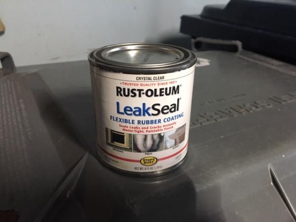 Can of liquid rubber to the rescue!