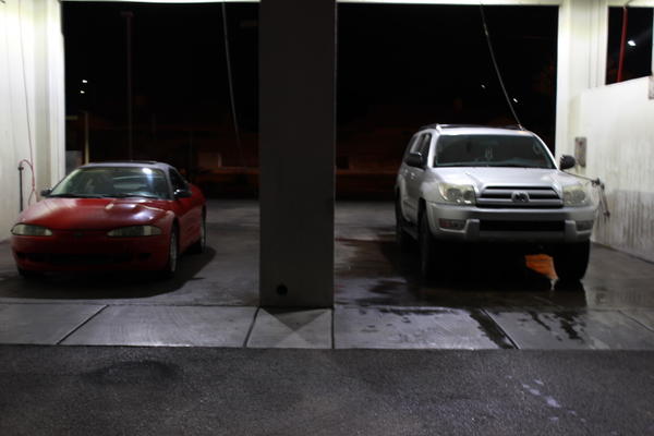 car wash with his friend 95 eagle talon awd