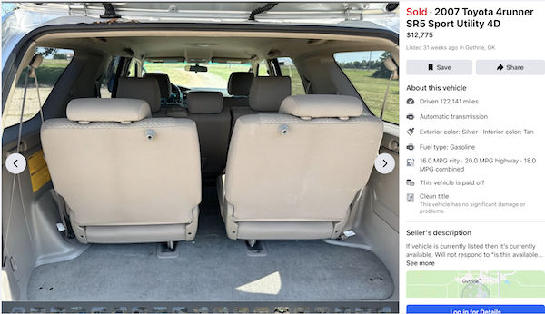 Carfax showed extensive service history, all performed in dealerships near Georgia. Grateful to the previous owners.