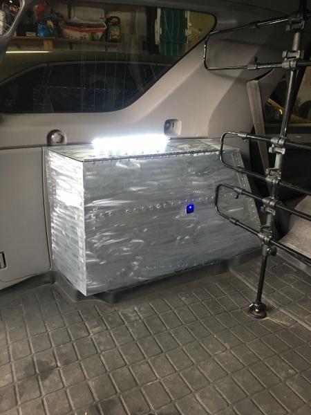 cargo box, with LED turn on