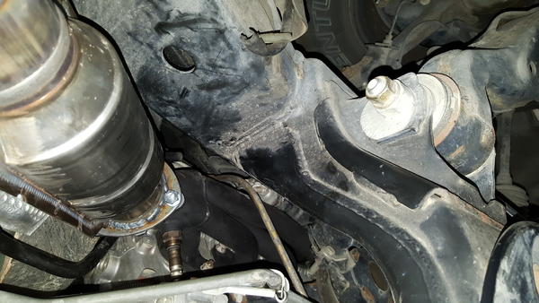 Cats welded in, nice fit