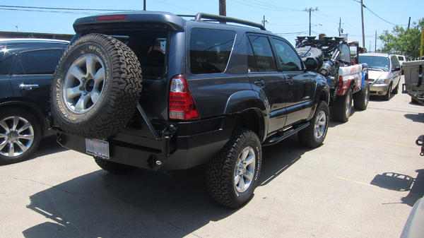 CBI Rock Sliders welded on and new bumper installed.
