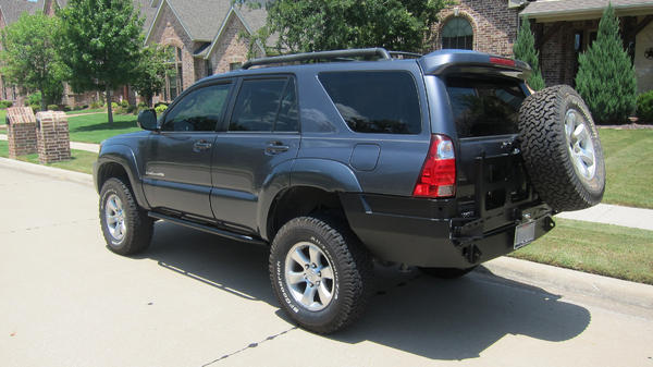 CBI Rock Sliders welded on and new bumper installed.