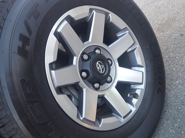 Center caps reinstalled after plastidip