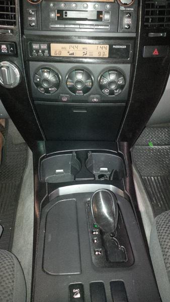 Center console full shot