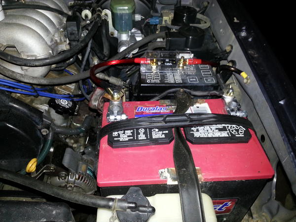 Changed the battery terminals and added an in-line ANL fuse (which I'll be reducing to 30amps per my power needs).