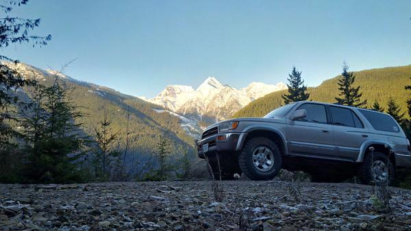Cheam Range taken from Mount Pierce, BC