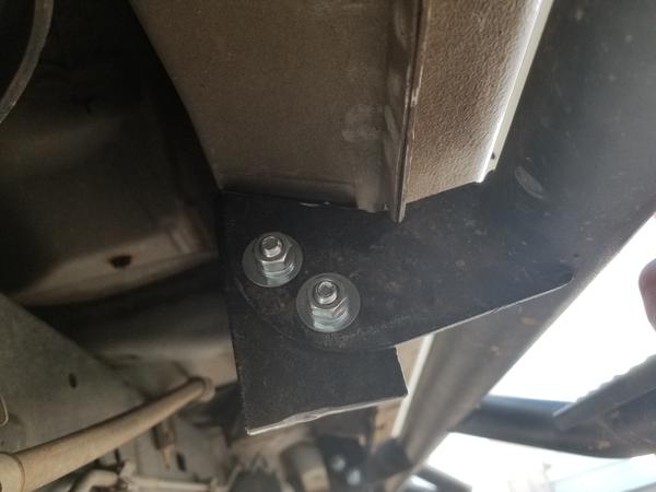 Chopped the brackets and notched the body.