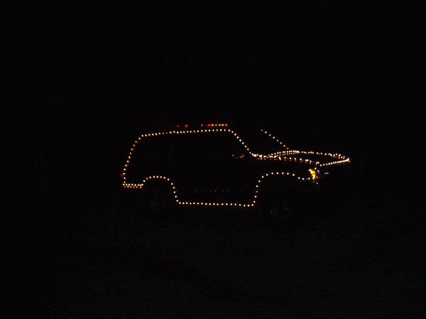 christmas, I used an Inverter to drive around with lights on my T4R