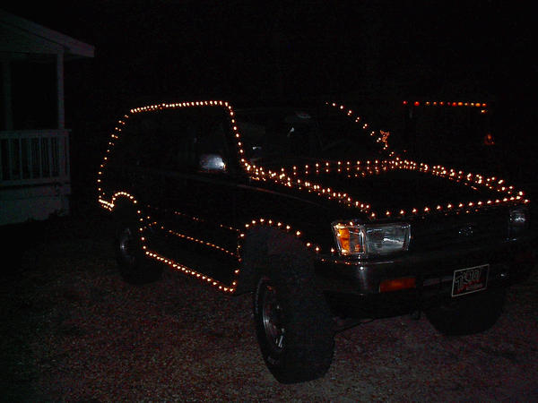 christmas, I used an Inverter to drive around with lights on my T4R