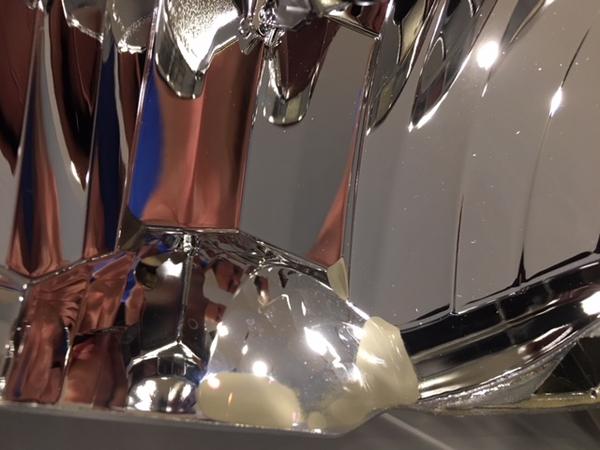 Chrome eaten